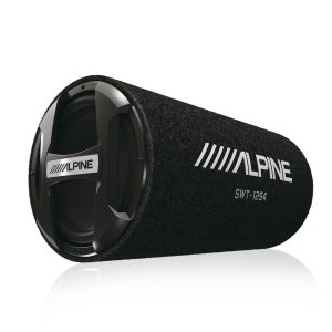 Alpine SWT-12S4 vented subwoofer enclosure for a car