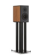 Falcon Acoustics R.A.M Studio ST 10 bookshelf speakers with a natural black leather finish