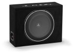 JL Audio CS112LG-TW1-2 pasyvioji automobilinė žemųjų dažnių kolonėlė su juoda kilimine apdaila