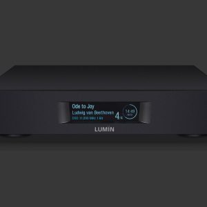 Lumin D3 network music player with an aluminium enclosure