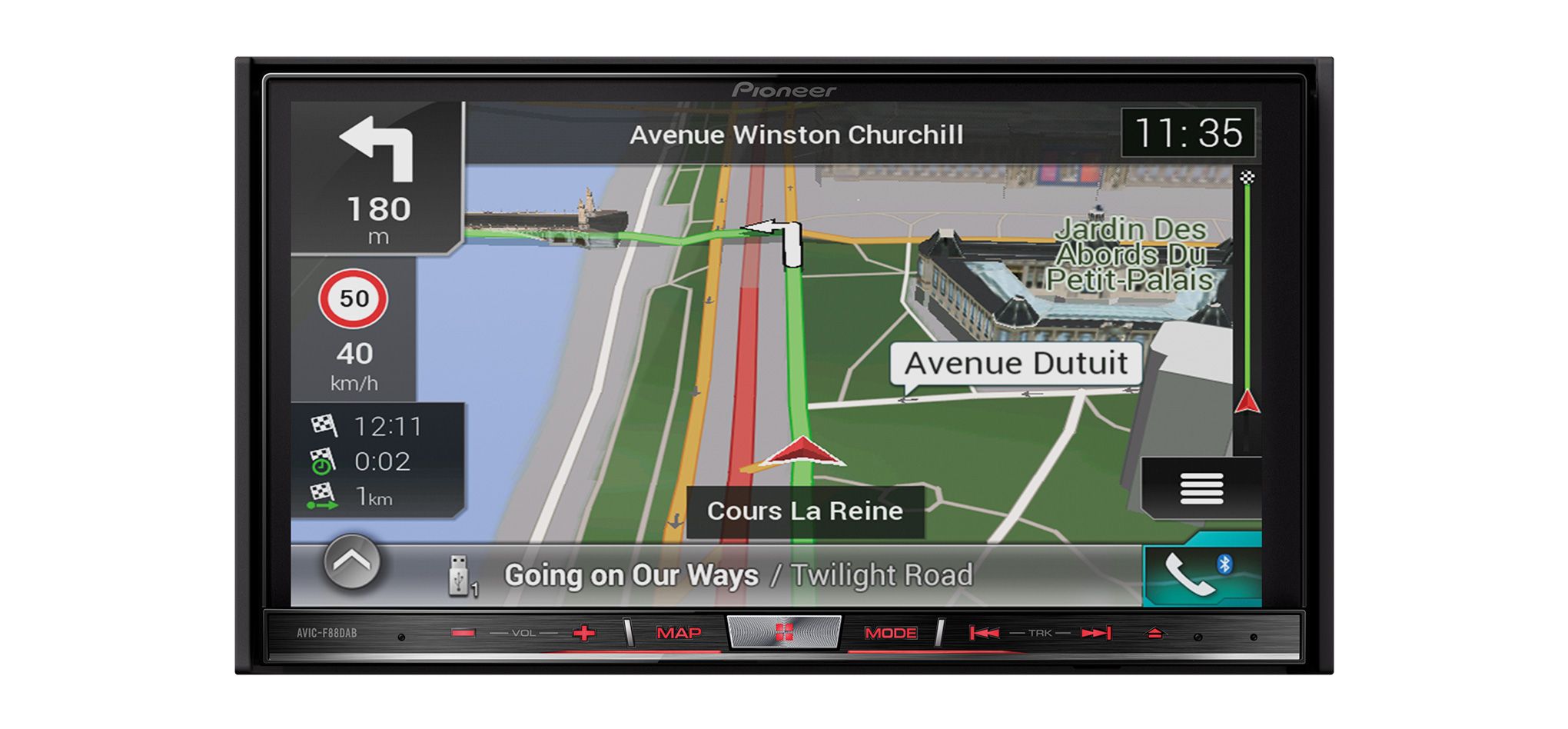 pioneer-avic-f88dab-1.jpg Pioneer AVIC-F88DAB 2-DIN navigation and audio/video multimedia receiver