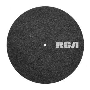 RCA Anti-Static Turntable Mat (Felt) for 12-inch records in grey