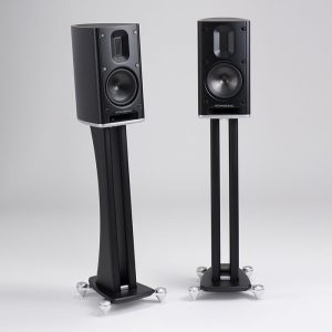 Scansonic MB1 speaker stands designed for MB1 speakers