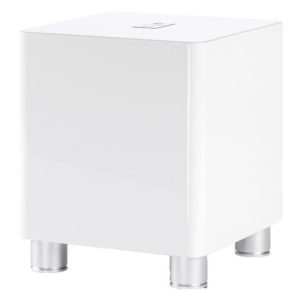 SUMIKO S.5 active subwoofer in white lacquer