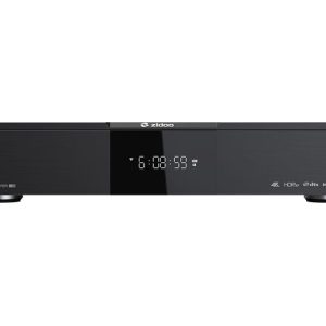 Zidoo UHD5000 media player with a brushed aluminum front panel